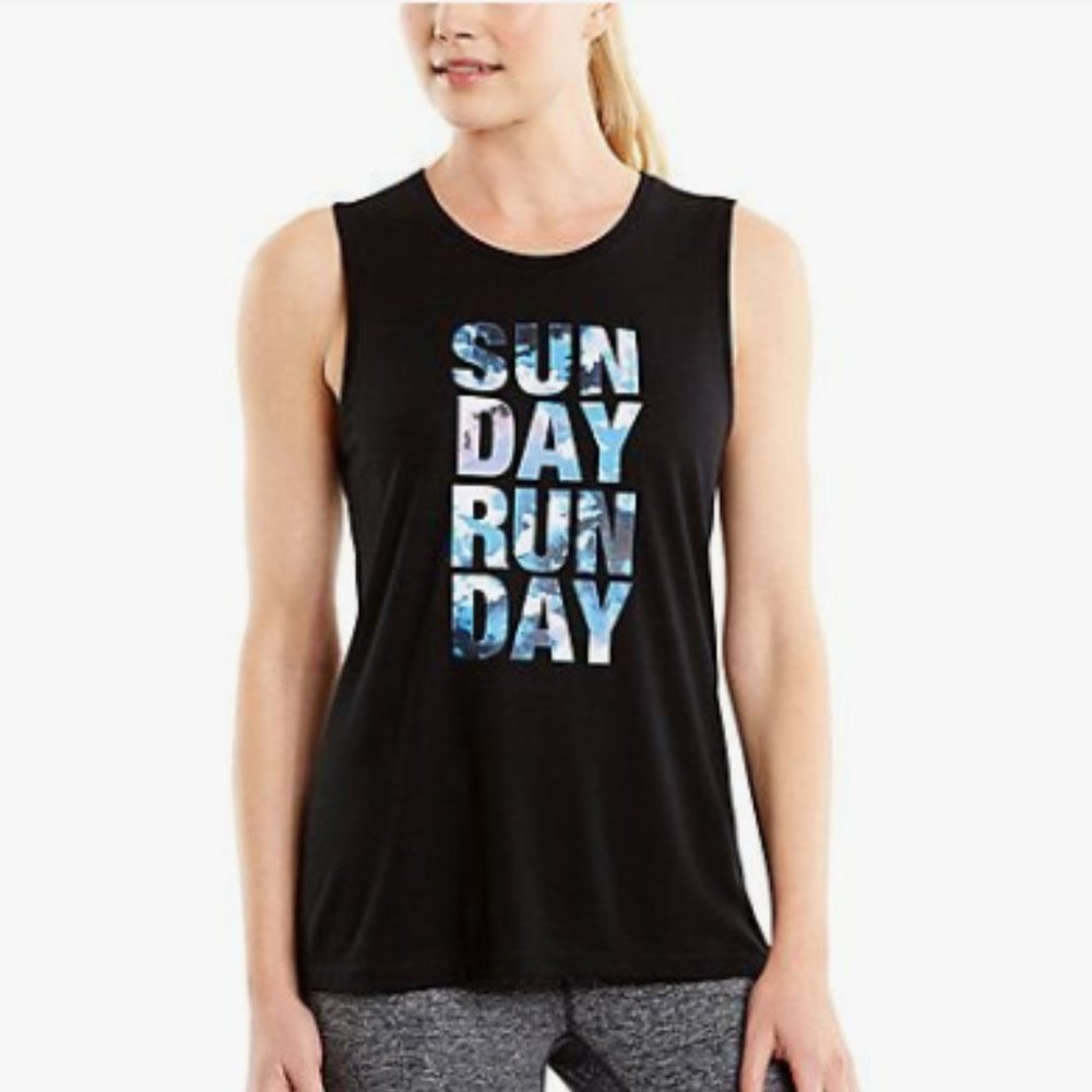Sunday Run Day Exercise Tank Size L